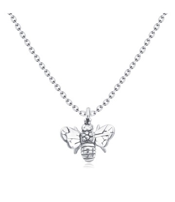 Little Cute Bee Silver Necklace SPE-4212